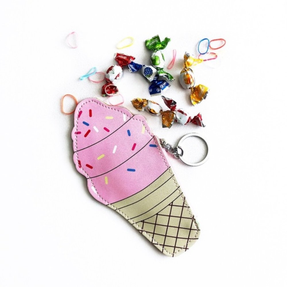 Fun Faux Leather Ice Cream Cone Purse BRAND NEW!